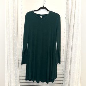 long sleeve t shirt dress